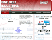 Tablet Screenshot of pinebeltindustrial.com